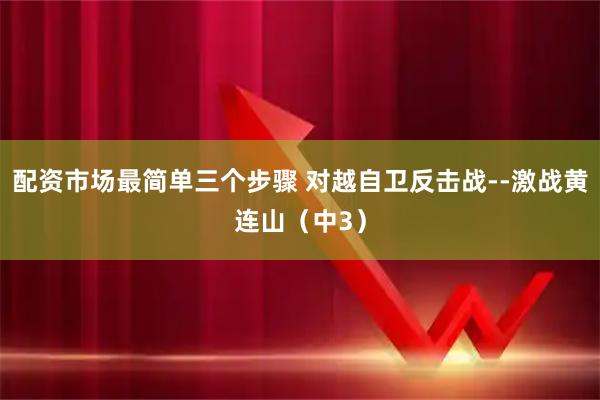 配资市场最简单三个步骤 对越自卫反击战--激战黄连山（中3）